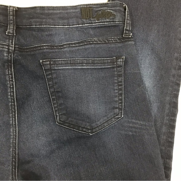 Kut from the Kloth Dark Blue Emma Zip Ankle Skinny Jeans - Picture 9 of 14